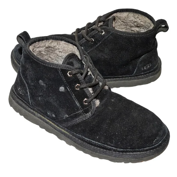 UGG | Shoes | Ugg Neumel Suede Chukka Boots Mens Size Black  display picture 3